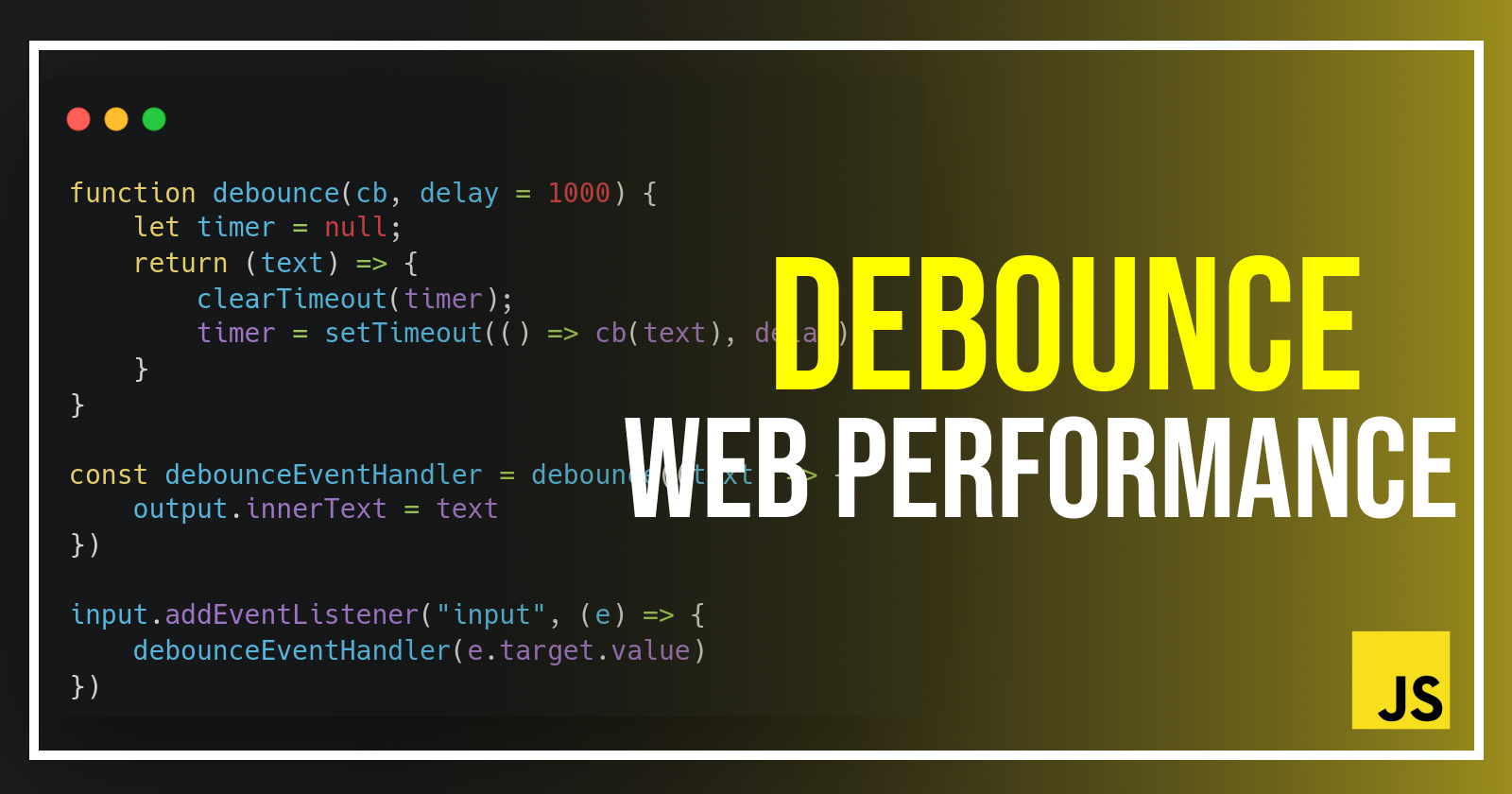 Debounce Explained: Boosting Web Performance by Controlling Event Frequency