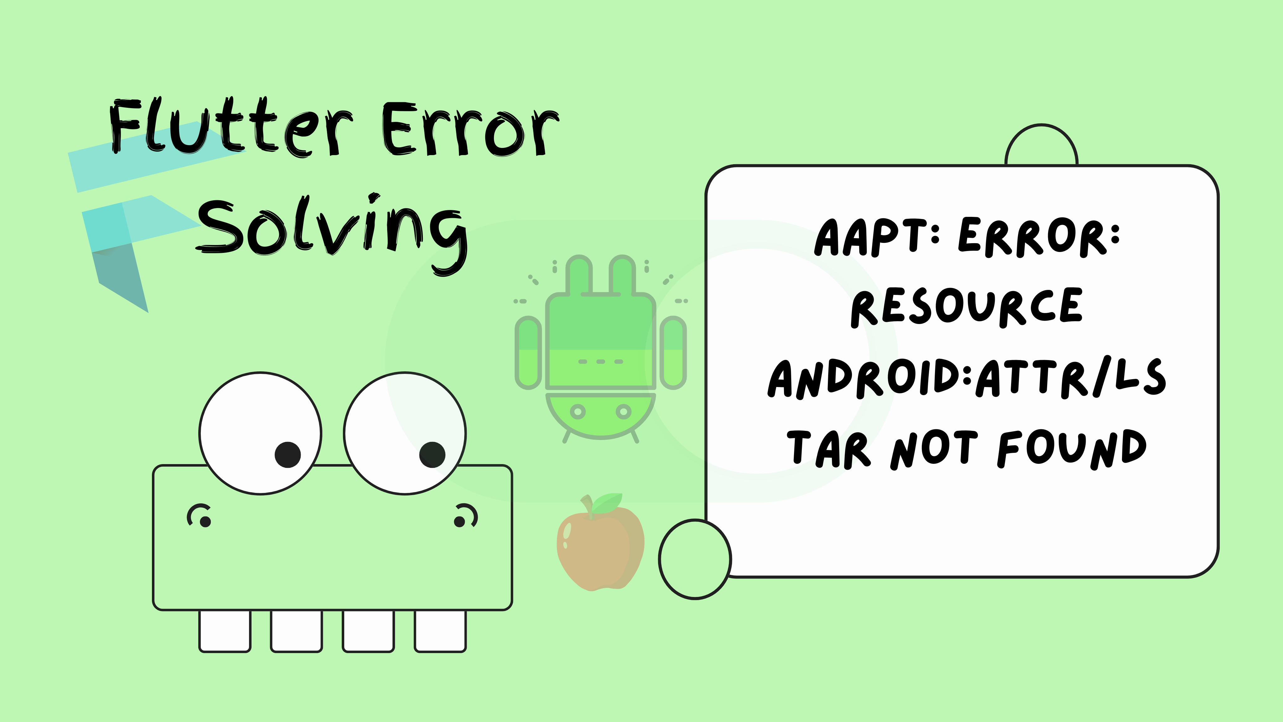 Flutter AAPT: error: resource android:attr/lStar not found. Solutions