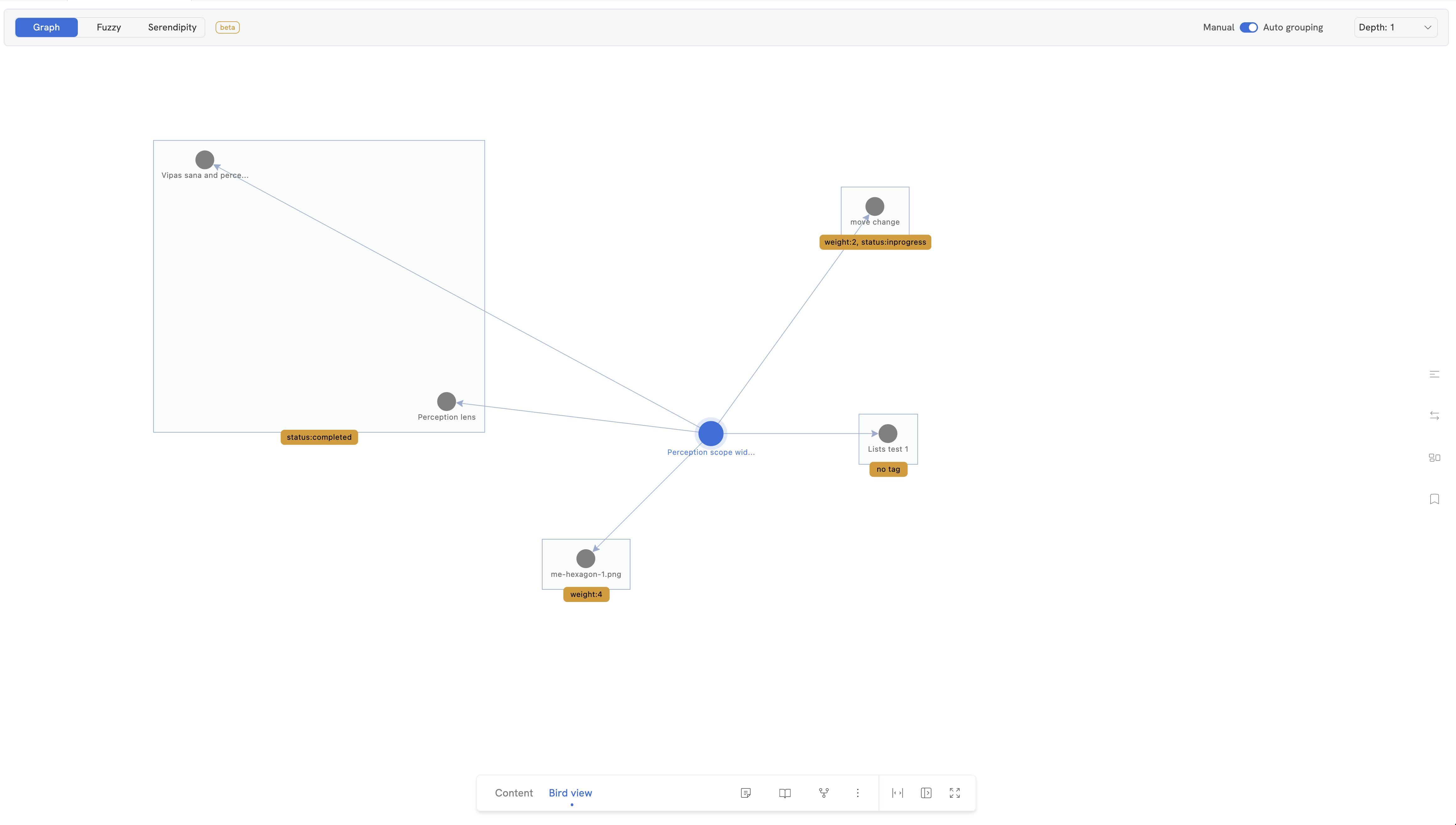 Bird view with graph sneak peek