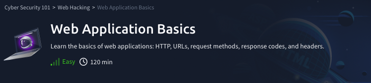Web Hacking: Web Application Basics (TryHackMe)