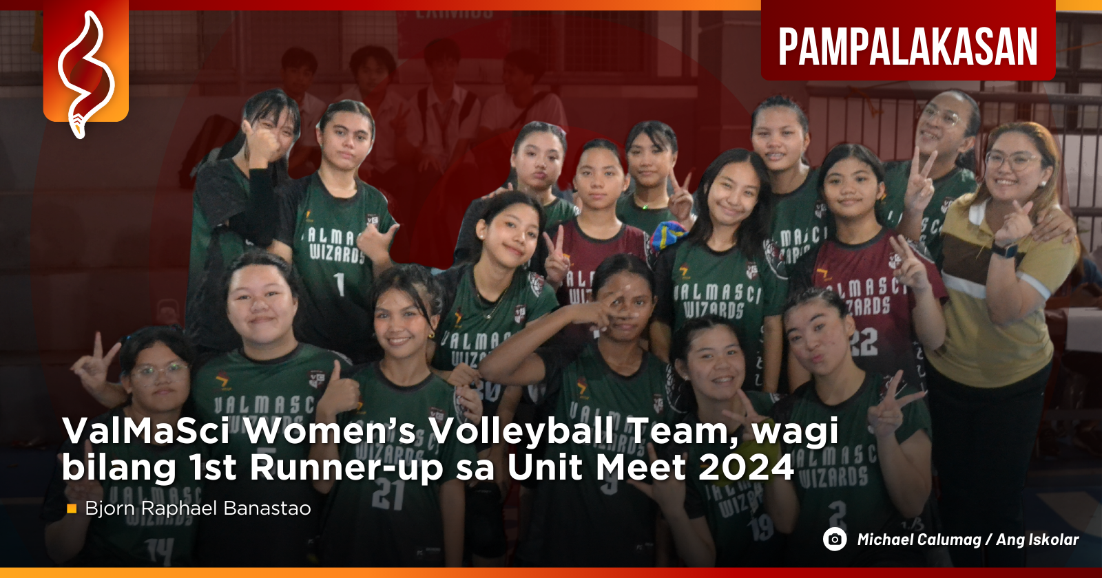ValMaSci Women’s Volleyball Team, wagi bilang 1st Runner-up sa Unit Meet 2024