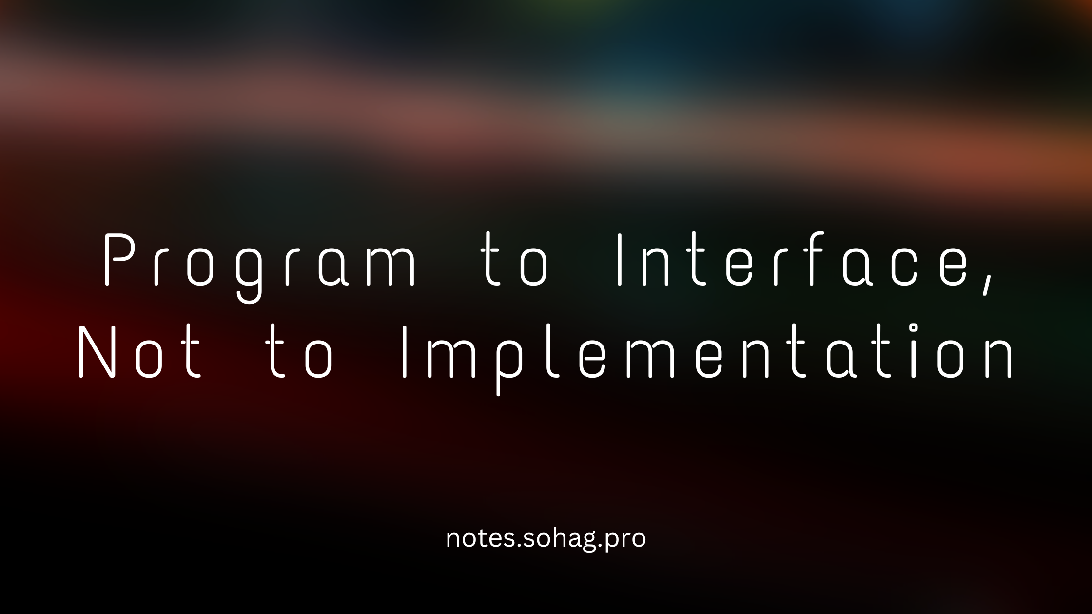 Programming to Interface, Not to Implementation: A PHP Developer's Journey