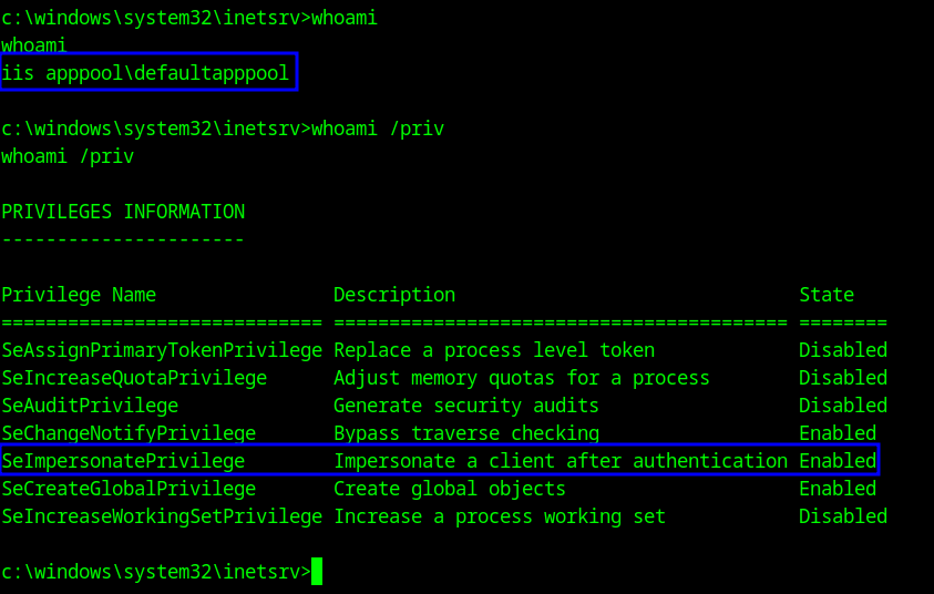 SeImpersonatePrivilege - Escalada de Privilegios