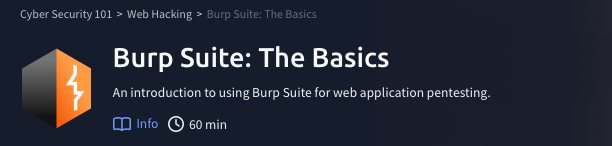 Web Hacking: Burp Suite: The Basics (TryHackMe)