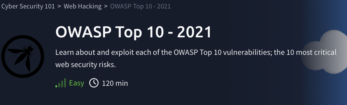 Web Hacking: OWASP Top 10 - 2021 (TryHackMe)