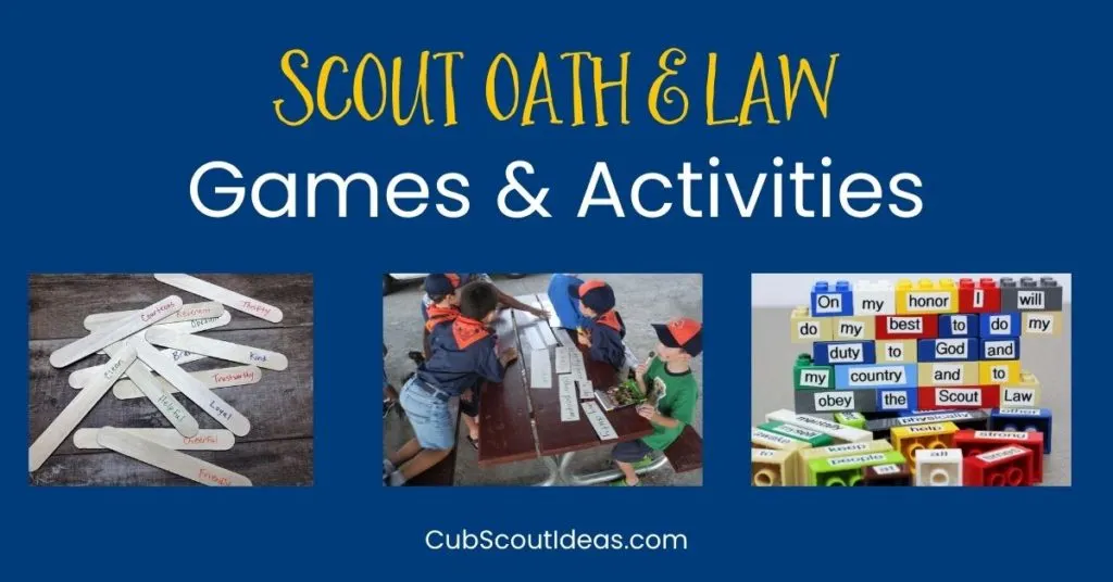 Fun Games to Learn the Scout Oath and Law