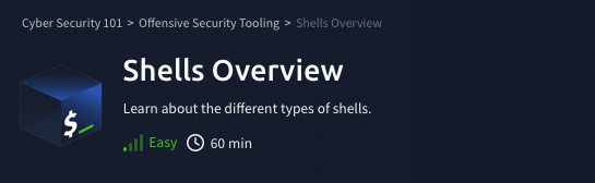 Offensive Security Tooling: Shells Overview (TryHackMe)