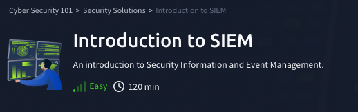 Security Solutions: Introduction to SIEM (TryHackMe)