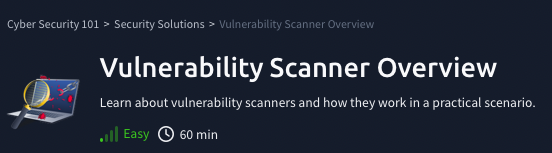 Security Solutions: Vulnerability Scanner Overview