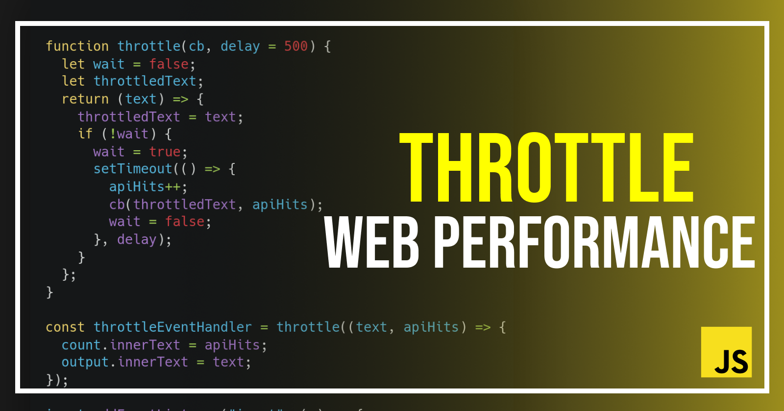 Throttle Explained: Optimizing Performance by Controlling Function Executions