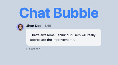 chat bubble ts