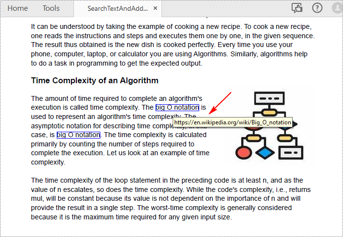 Add Hyperlinks to Existing Text in PDF