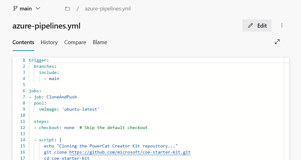 Creating an Azure DevOps Pipeline to Clone a GitHub Repository to an Azure DevOps Repository