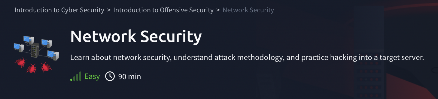 Introduction to Offensive Security: Network Security (TryHackMe)