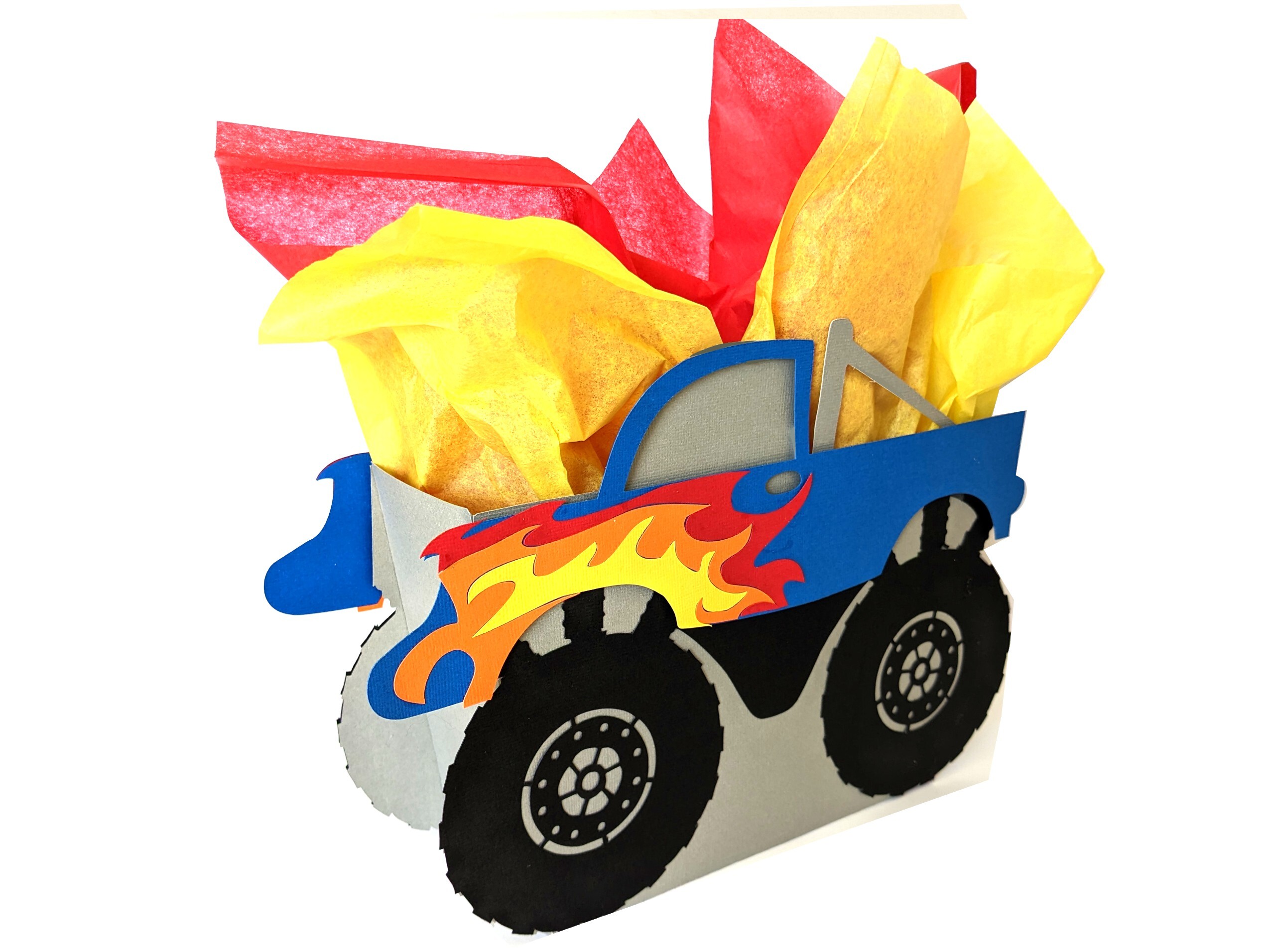 Monster Truck Gift Box Free