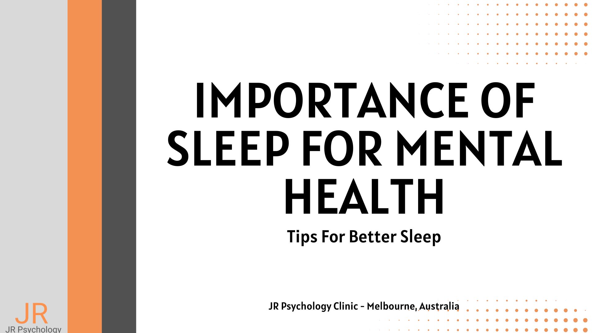 Importance of Sleep For Mental Health