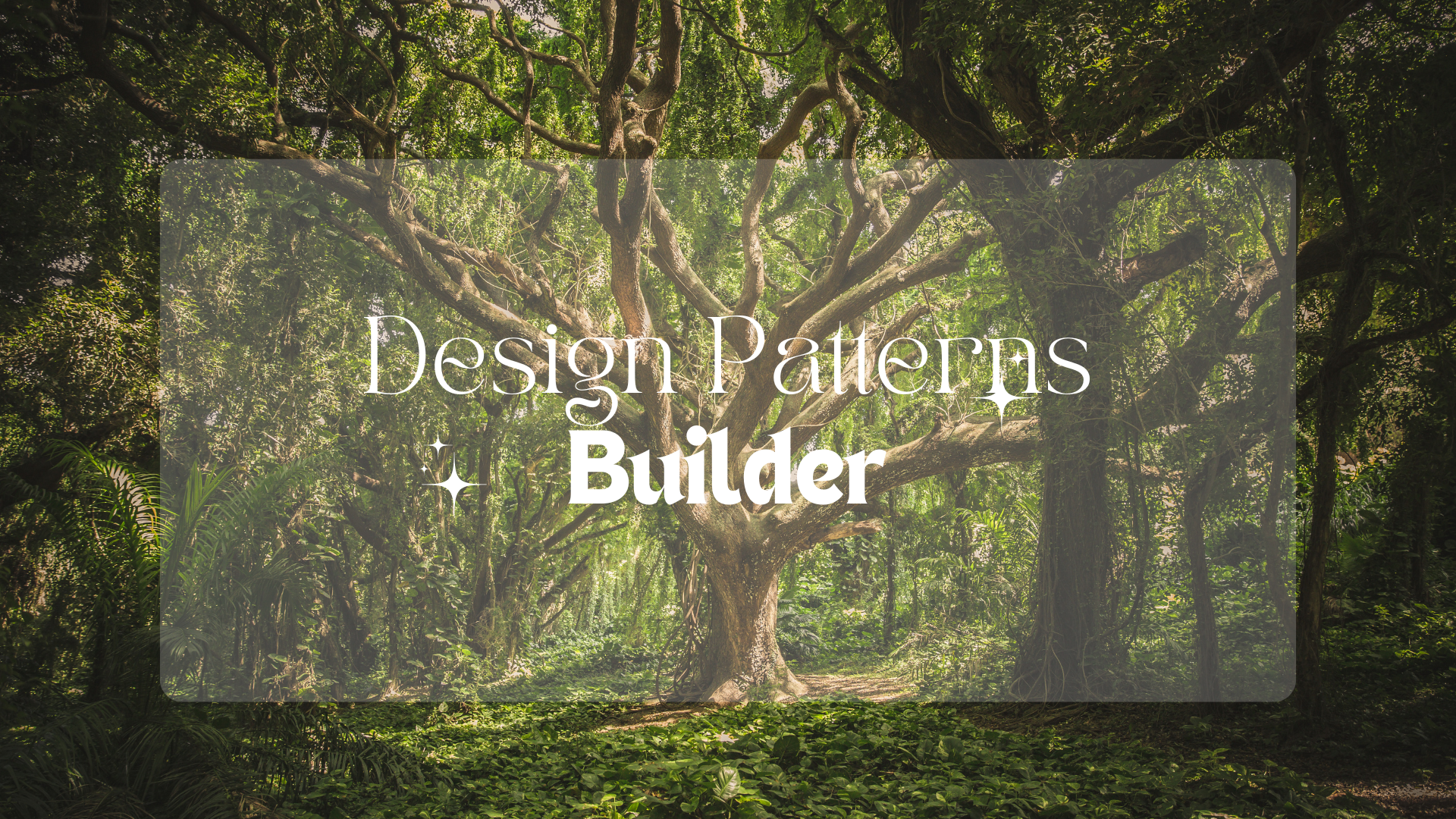 Design Patterns - Builder (in Java)