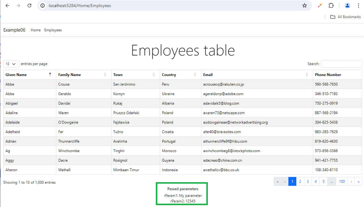 ASP.NET8 using DataTables.net – Part6 – Returning additional parameters in AJAX