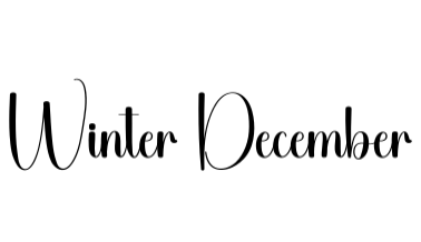 Winter December Font Free