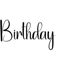 Birthday Font Free