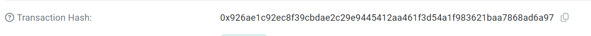 Transaction Hash