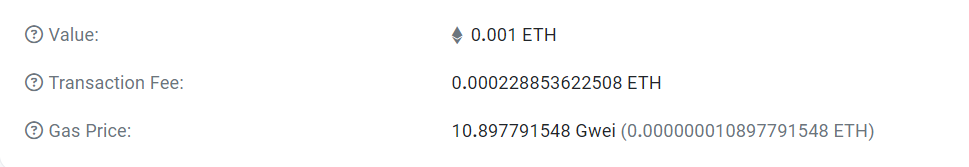 Gas Section for a TXN