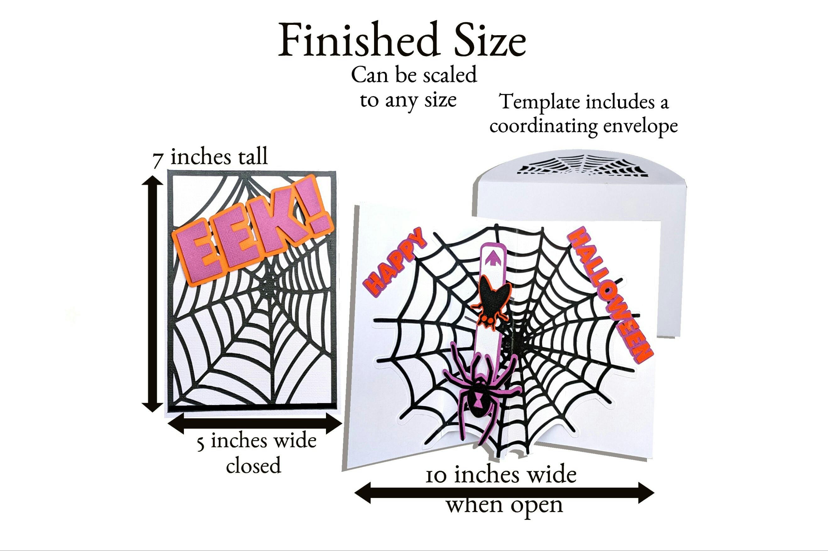 Finished Spider Web Card