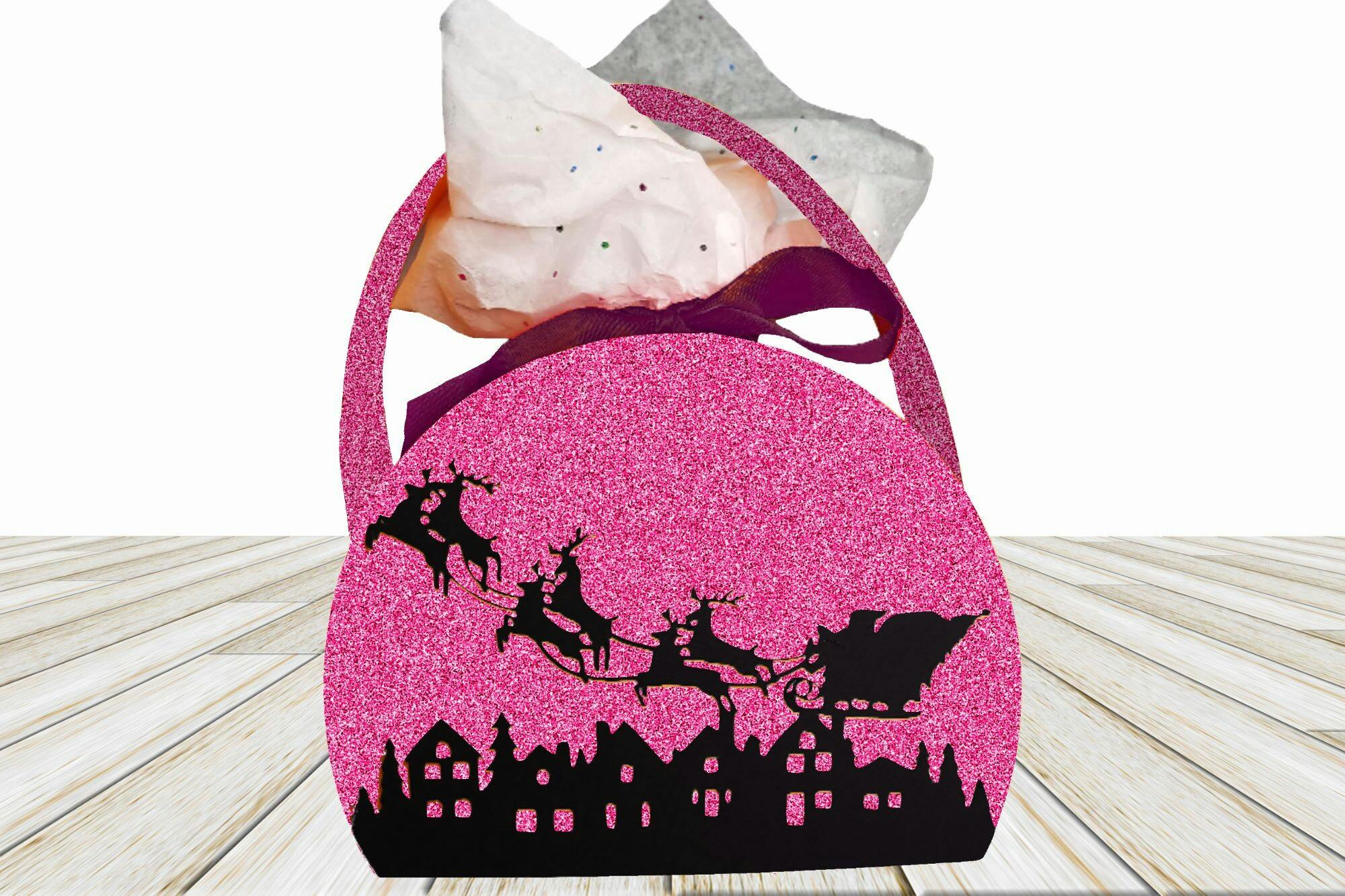 Santa Sleigh Basket