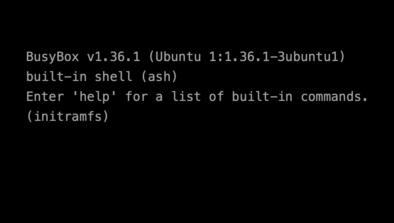 Fix Pop! OS  Booting To BusyBox Shell 🥸