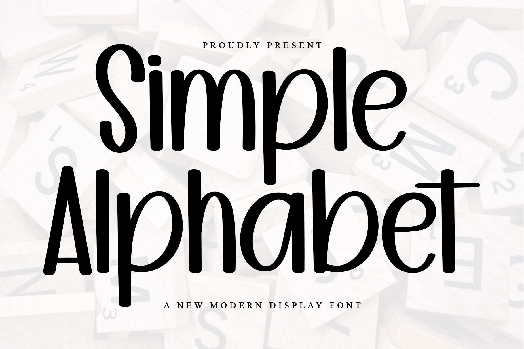 Holiday Designs Made Easy with Simple Alphabet Typeface