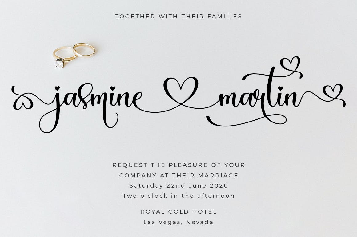 Elegant Invitation Using Maddison