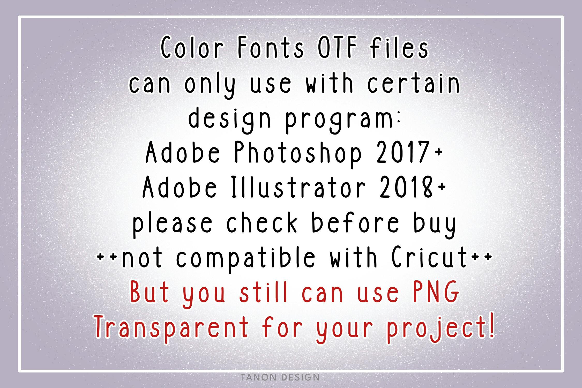 Color Fonts Collection