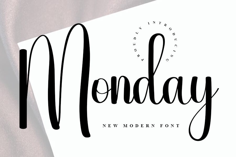 Monday Font Design Inspiration