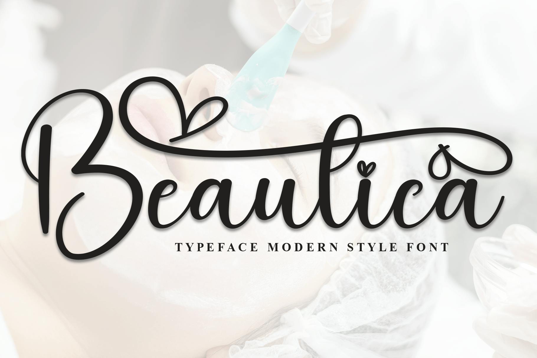 Beautica Script Font Example