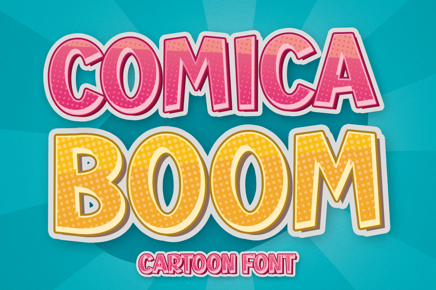 Elevate Designs with Comica Boom: The Playful Font