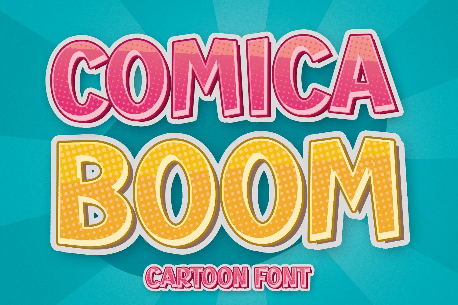 Comica Boom Font Example