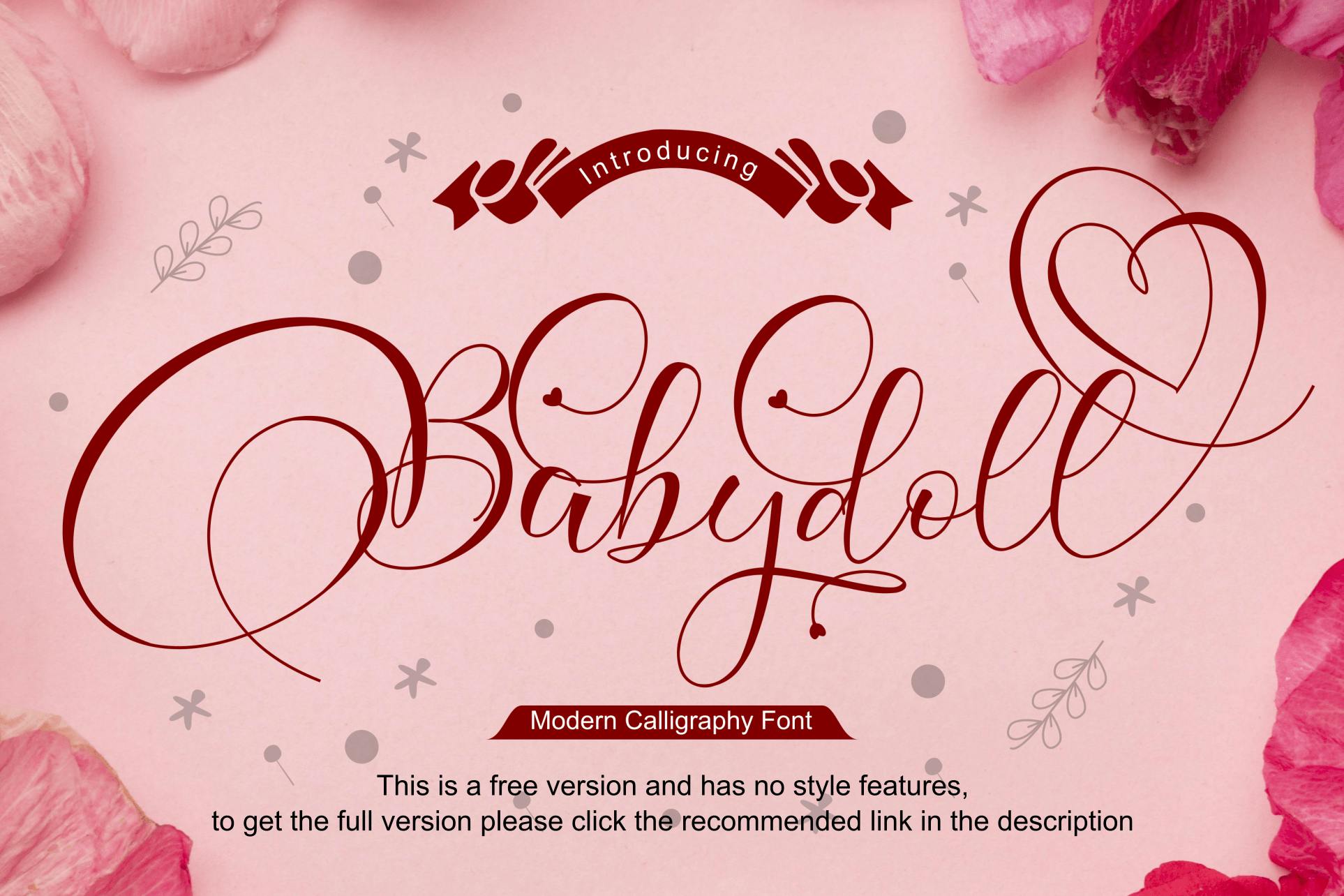 Babydoll Font Example 1