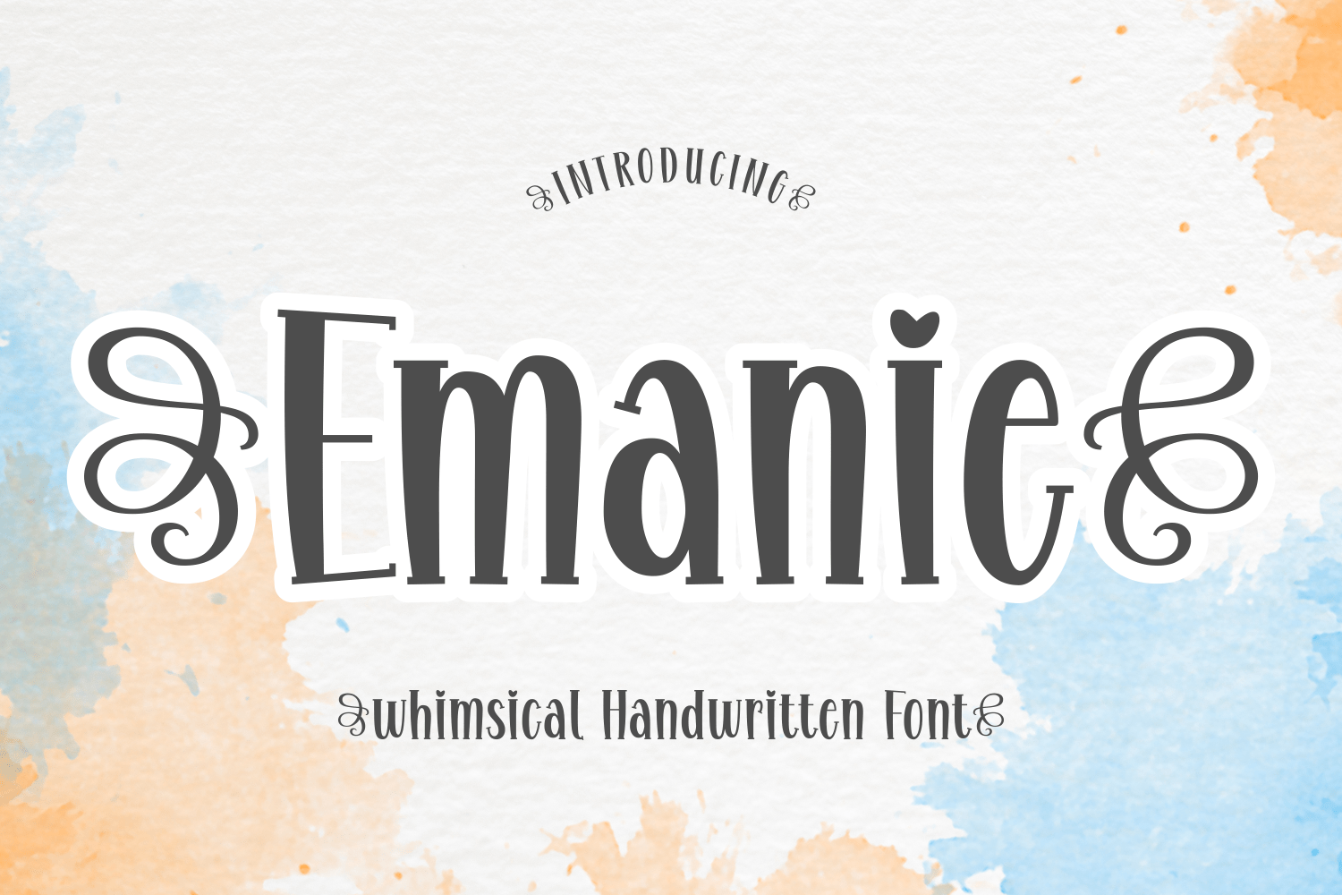 Elevate Your Designs with Emanie: Chic Display Font