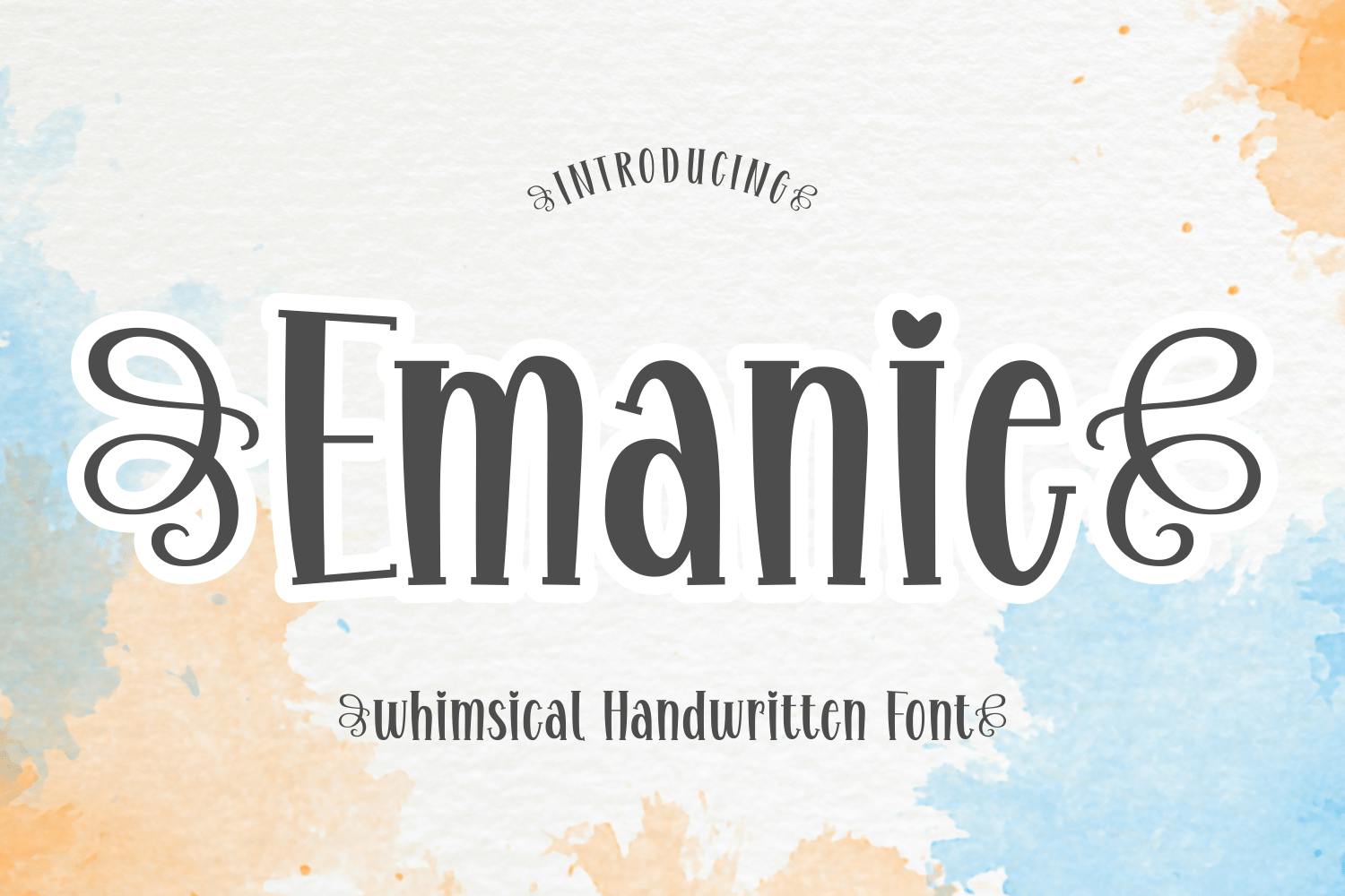 Emanie Display Font