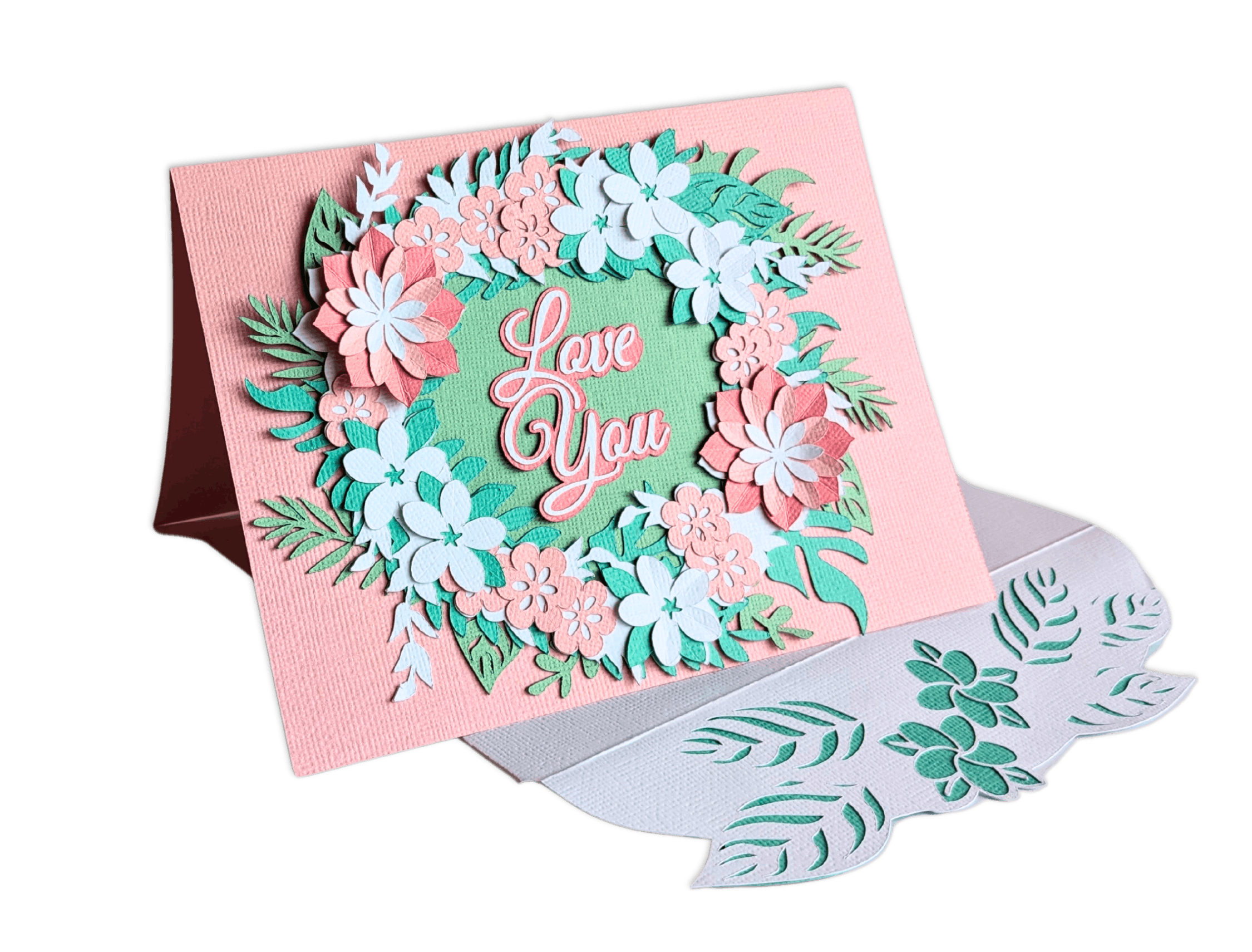 Floral Wreath Card