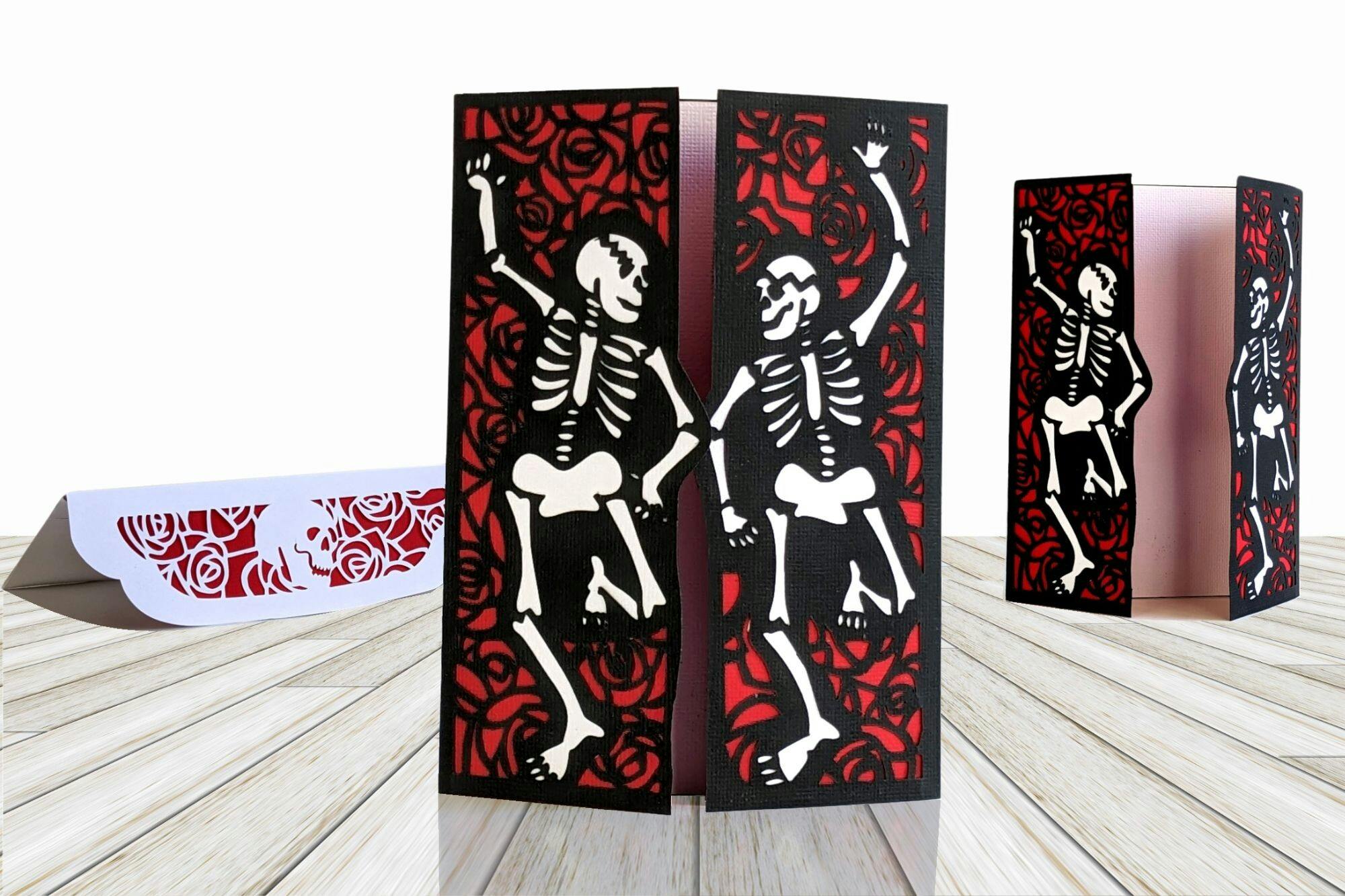 Gothic Skeleton Card