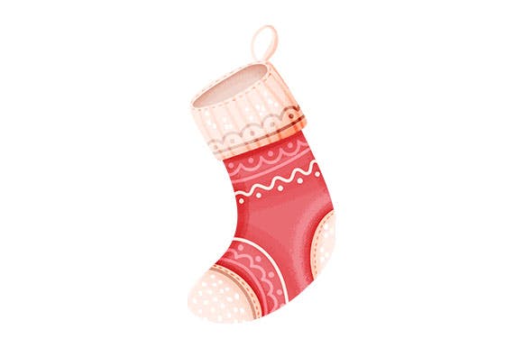 Red Christmas Sock