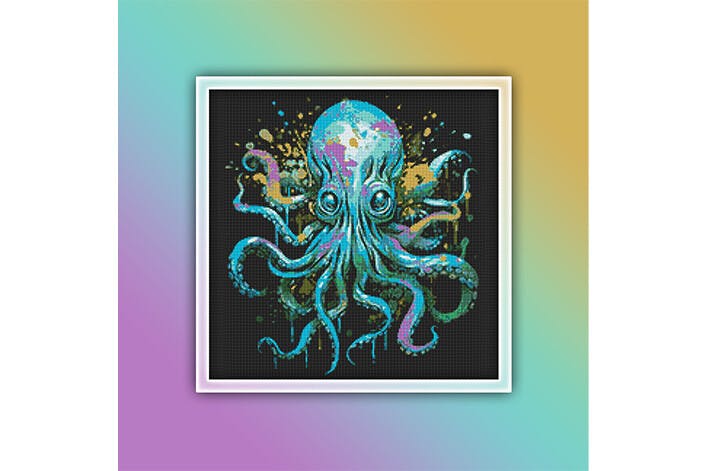 Octopus Cross Stitch Design