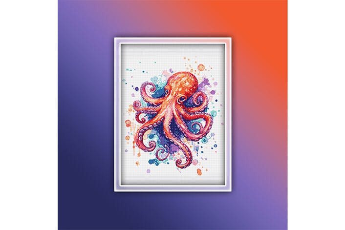 Octopus Cross Stitch Pattern