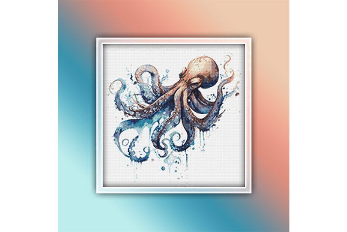 Octopus Cross Stitch