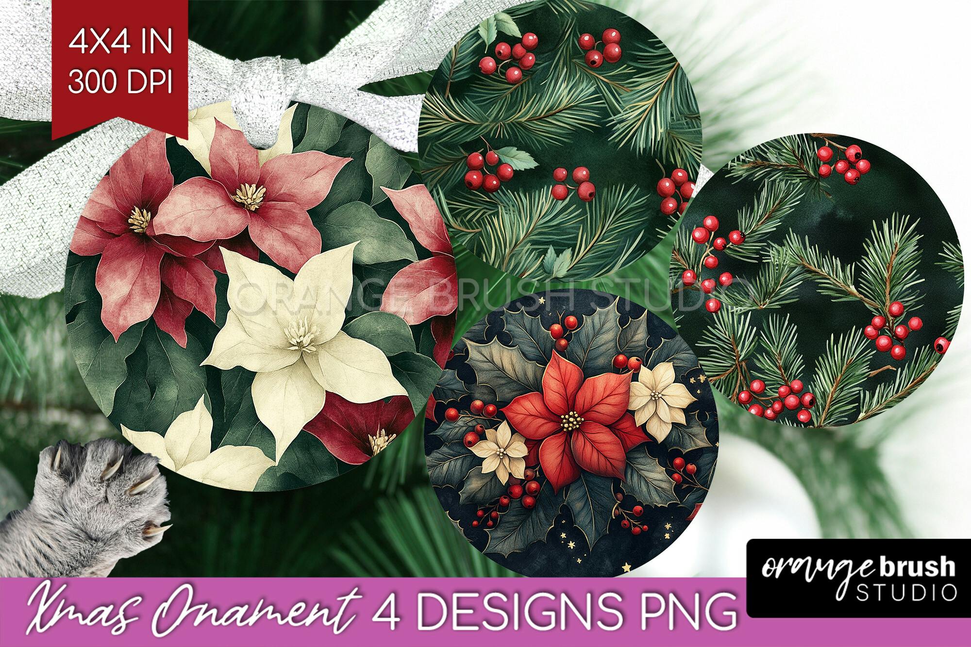 Poinsettia Christmas Designs