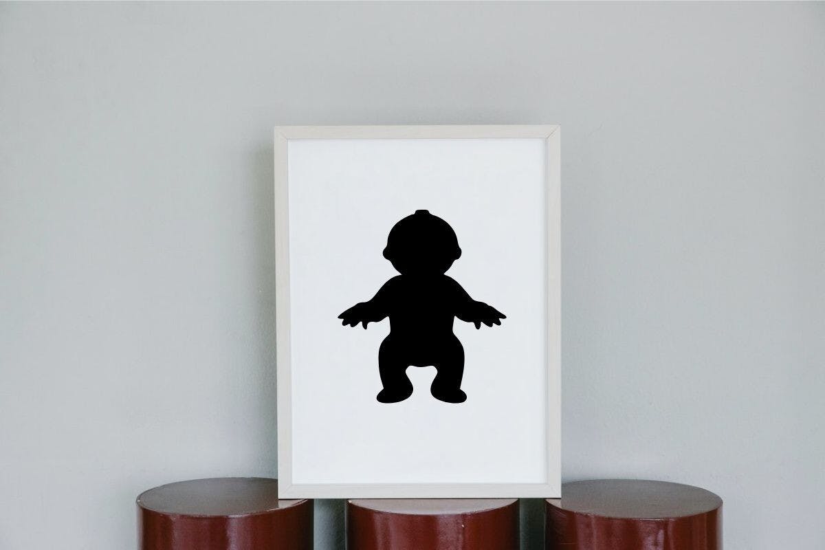 Baby Silhouette Art