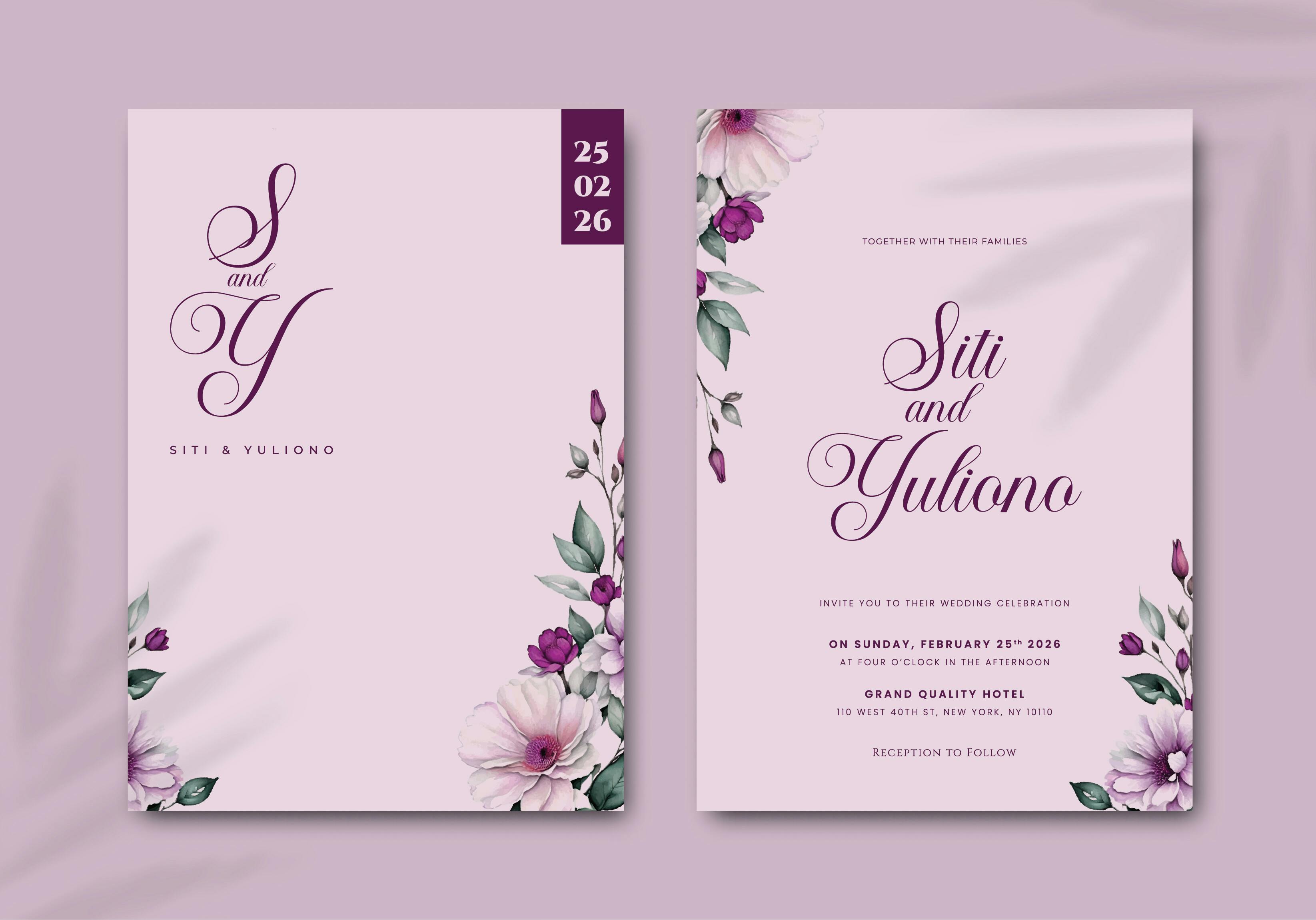 Wedding Invitation Example