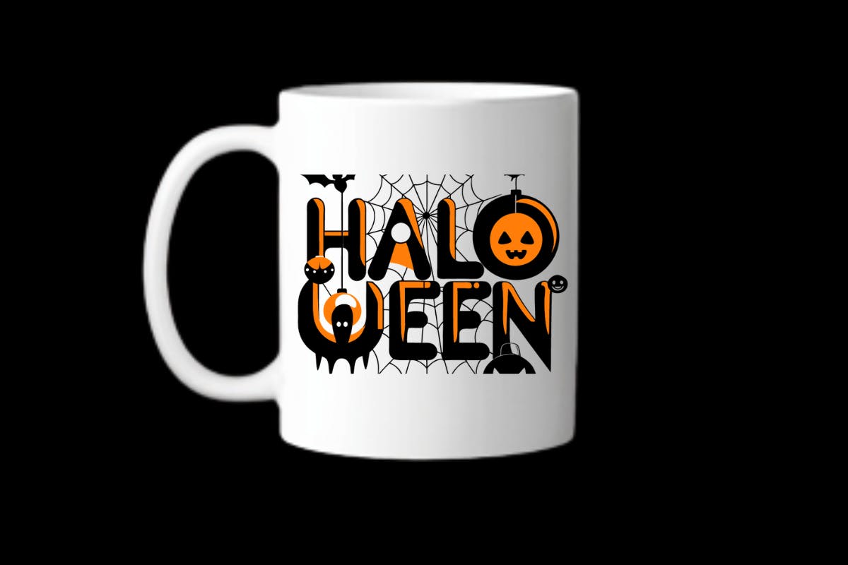 Halloween Typography Mockup