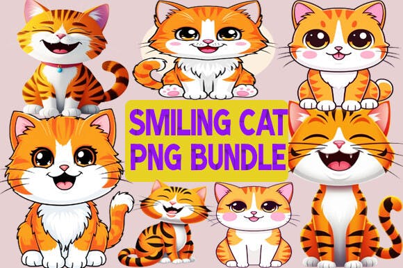 Smiling Cat Clipart 1